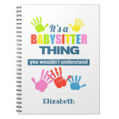 Carnet C'est une Babysitter que vous ne comprendriez pas (Devant)