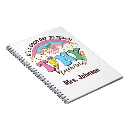 Carnet C'est une bonne journée pour enseigner de minuscul (Côté Droit)