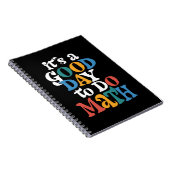 Carnet C'est une bonne journée pour faire des maths Profe (Côté Droit)
