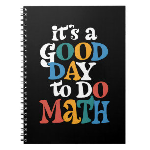 Carnet C'est une bonne journée pour faire des maths Profe