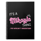 Carnet C'est une chose Mikayla que vous ne comprendriez p (Devant)