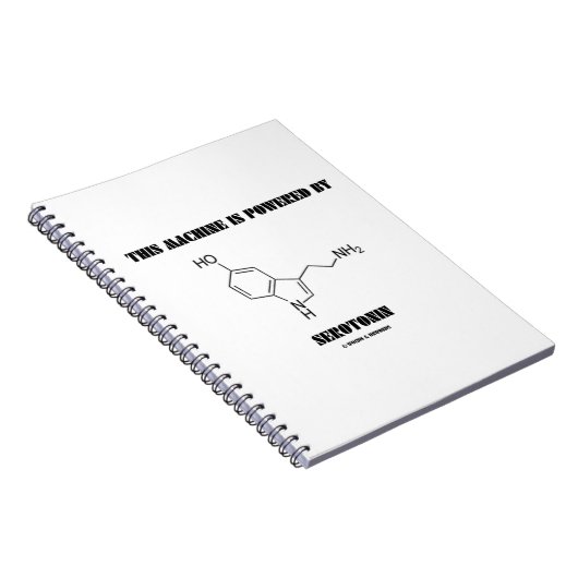 Carnet Cette Machine Est Alimentée Par La Serotonine (Chi (Côté Droit)