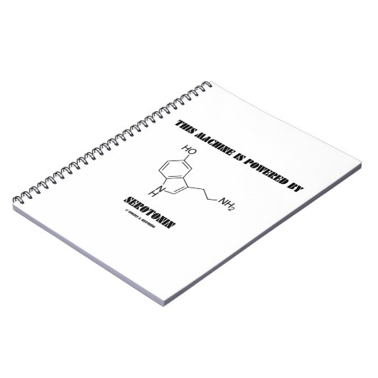 Carnet Cette Machine Est Alimentée Par La Serotonine (Chi (Côté gauche)