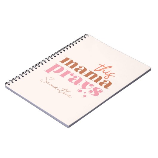 Carnet Cette maman prie (Côté gauche)