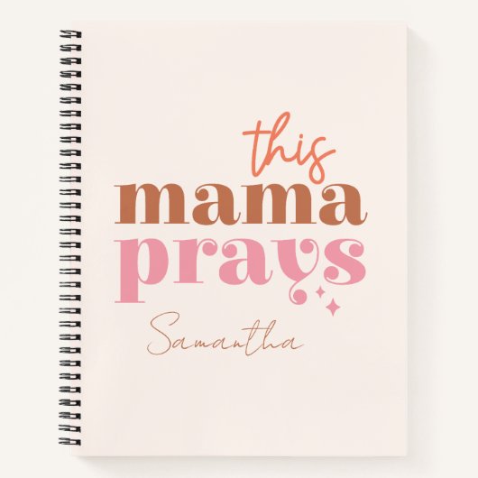 Carnet Cette maman prie (Devant)
