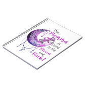 Carnet Cette Momma est aimée à la lune et à l'arrière (Côté gauche)