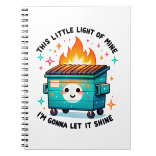 Carnet Cette Petite Lumière De Mine - Feu De Poubelle