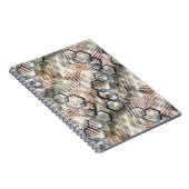 Carnet Chaînes sur feuilles de palmiers. (Côté Droit)