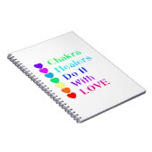 Carnet Chakra Healers le font avec amour dans les couleur (Côté Droit)