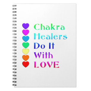 Carnet Chakra Healers le font avec amour dans les couleur