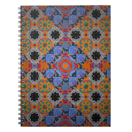 Carnet Châle de Bandanna, conception de tissu nappe, nec (Devant)