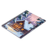 Carnet Chalet de Noël | Forêt Hiver Neige (Côté gauche)