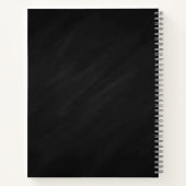 Carnet Chalkboard Kitchen Tools Personnalisé Recette Note (Dos)