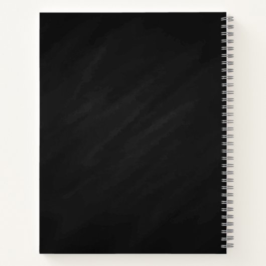 Carnet Chalkboard Kitchen Tools Personnalisé Recette Note (Dos)