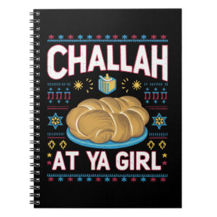 Carnet Challah à ta fille Nourriture drôle de Hanukkah Ch