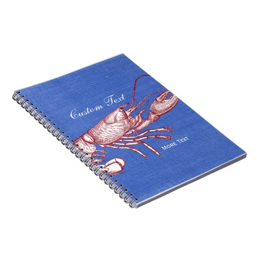 Carnet Chambre de plage faite sur commande de homard (Côté Droit)