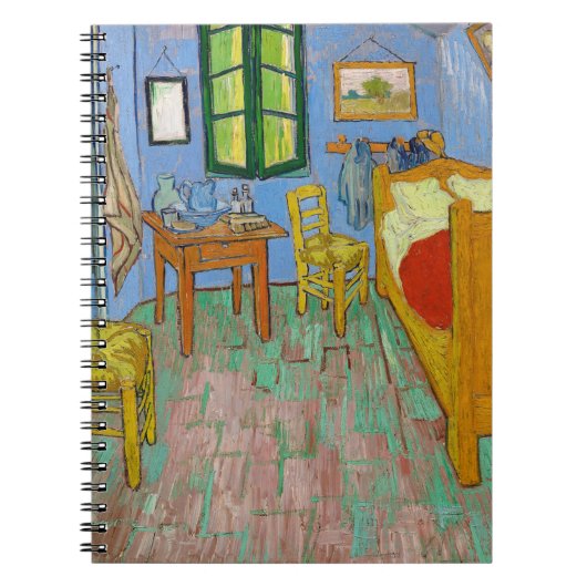 Carnet Chambre Vincent Van Gogh. Impressionnisme vintage (Devant)