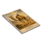 Carnet Chameau Désert Arabique VINTAGE (Côté Droit)