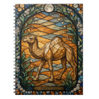 Chameau Désert Dunes Illumina Verre Cathédrale