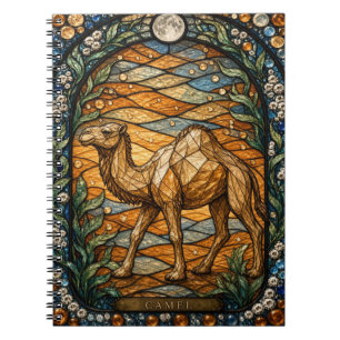 Carnet Chameau Désert Dunes Illumina Verre Cathédrale
