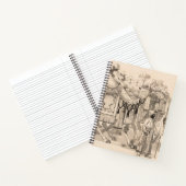 Carnet Chameaux Marchant Habillés En Costume (Intérieur)