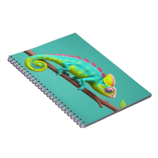 Carnet Chameleon, lézard (Côté Droit)