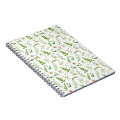 Carnet Chamomile Fleur Botanique Rustique Motif (Côté Droit)