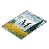 Carnet Champ de blé Van Gogh avec Cyprès. Impressionnisme (Côté gauche)