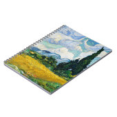 Carnet Champ de blé Van Gogh avec Cyprès. Impressionnisme (Côté gauche)