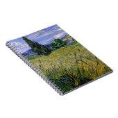 Carnet Champ de blé vert avec cyprès par Van Gogh. (Côté Droit)