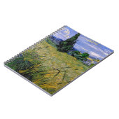 Carnet Champ de blé vert avec cyprès par Van Gogh. (Côté gauche)