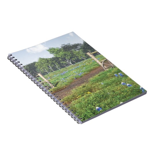 Carnet Champ de Bluebonnets (Côté Droit)