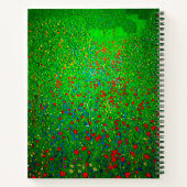 Carnet Champ de coquelicots de Gustav Klimt (Dos)