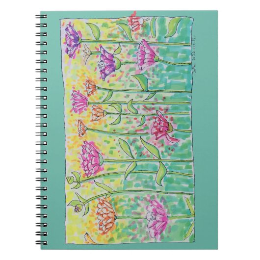 Carnet Champ de Fleurs (Devant)