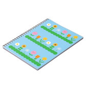 Carnet Champ de fleurs de Kawaii (Côté gauche)