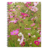 Carnet Champ De Fleurs Roses (Devant)