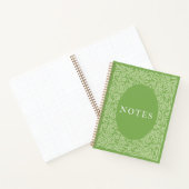 Carnet Champ de fleurs vert (Intérieur)