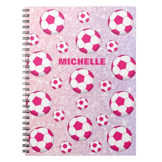 Carnet Champ de soccer personnalisé (Devant)