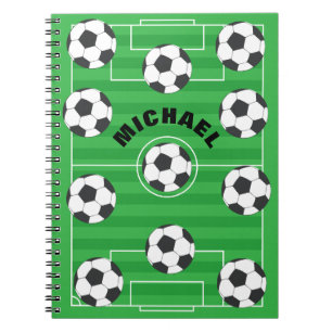 Carnet Champ de soccer personnalisé