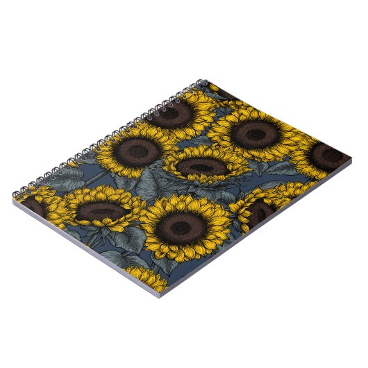 Carnet Champ de tournesol 2 (Côté gauche)