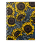 Carnet Champ de tournesol 2 (Devant)