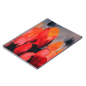 Carnet Champ de Tulipes – Intensité Florale Abstraite (Côté gauche)