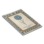 Carnet Champ Éternel : Bleuet d'Égypte antique (Côté Droit)