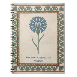 Carnet Champ Éternel : Bleuet d'Égypte antique