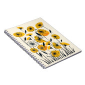 Carnet Champ fleur sauvage Dandelion (Côté Droit)