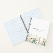 Carnet Champ Fleur sauvage élégant (Intérieur)