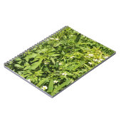 Carnet Champ fleuri vert luxuriant (Côté gauche)