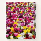 Carnet champ plein de tulipes (Dos)