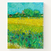 Carnet Champ Van Gogh avec Irises près d'Arles (Dos)