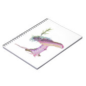 Carnet Champignon Aquarelle Fantaisiste (Côté gauche)